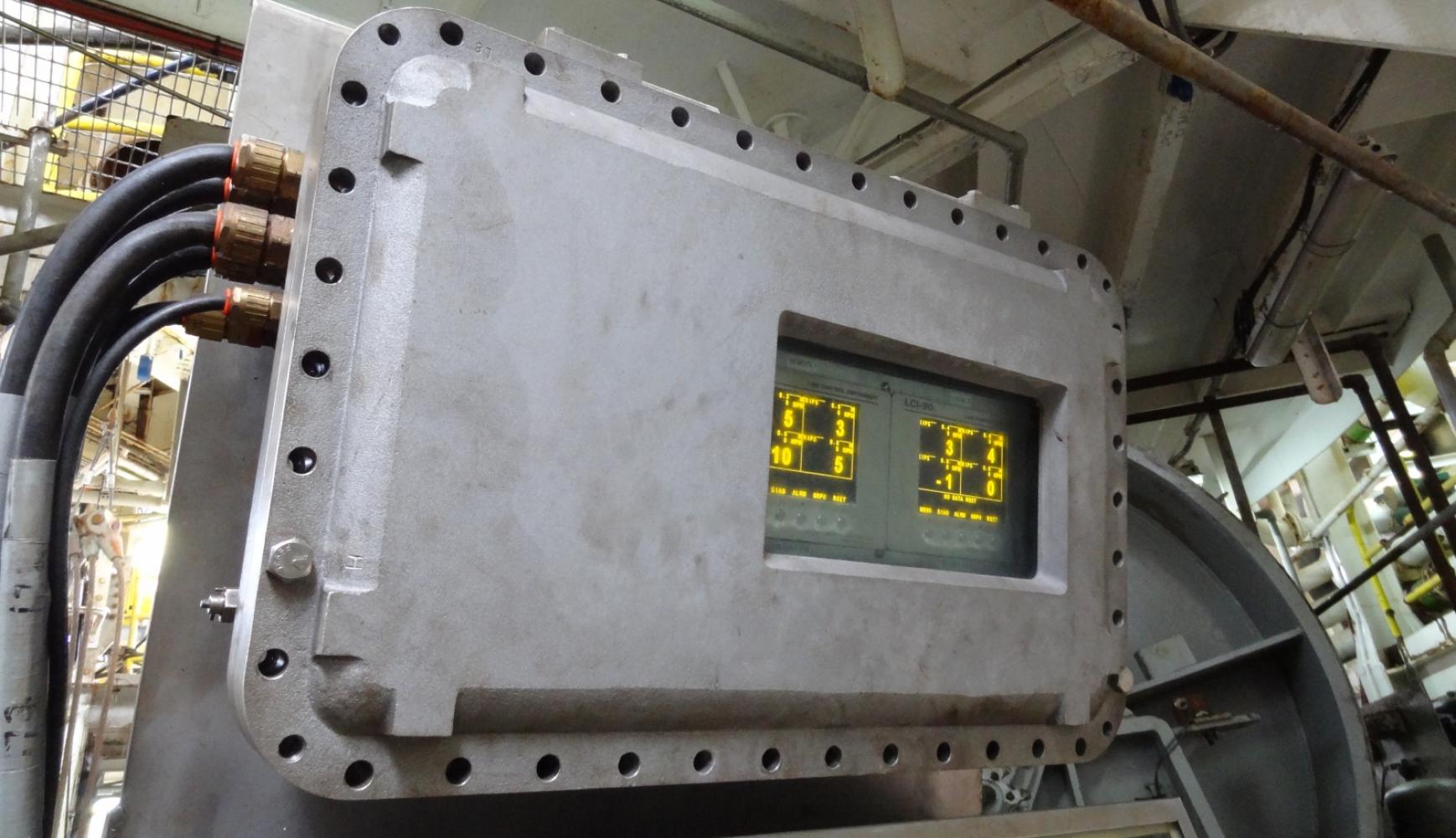 LCI-90 Display in Zone 2 Hazardous Environment, drill ship mooring