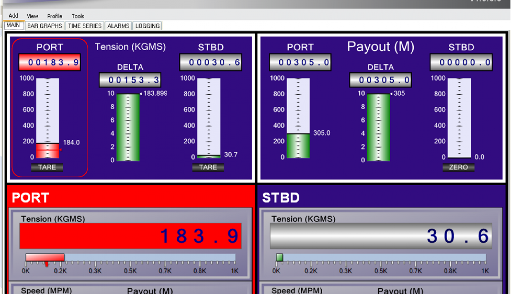 MTNW TrawlDAC Software Fishing Vessel, MTNW, LCI-80, LCI, Trawling, Line Counter, Payout, Sheave, Trawling